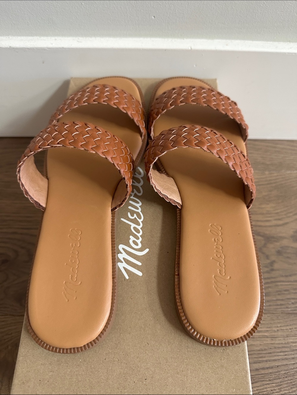 Madewell Braided Double Strap Flat Slides - Picture 4 of 5